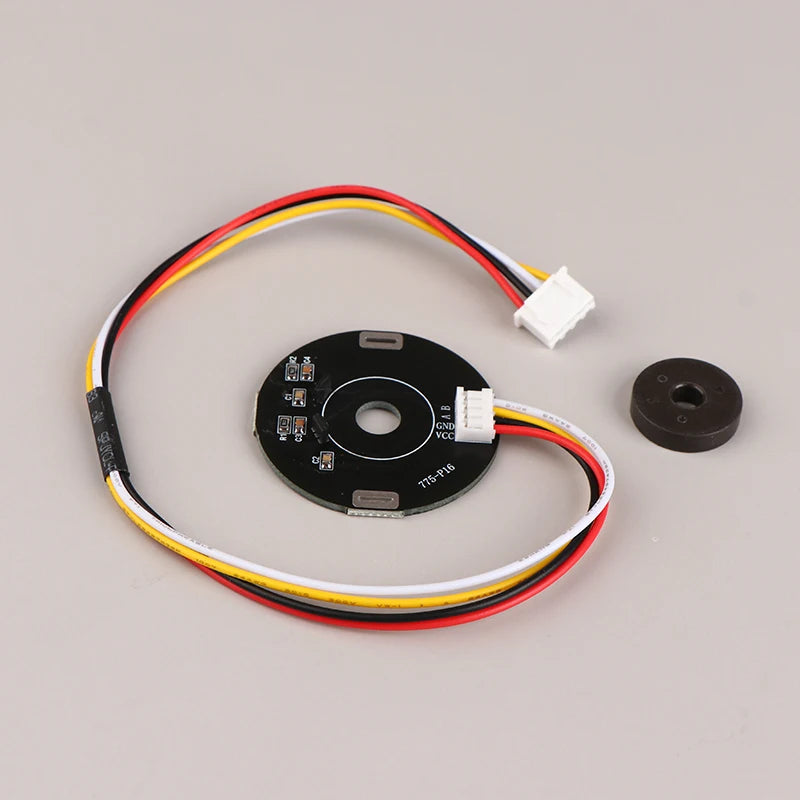 775-P16 Double Hall Magnet Encoder Code Plate Magnetic Induction Rotation Speed Direction Sensor Use To 775 DC Gear Motor. Qme