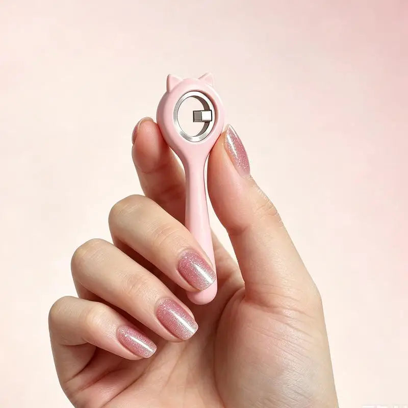 3-Second Hollow Cat Eye Magnet Strong Power Ring Handle Fast Black Qme