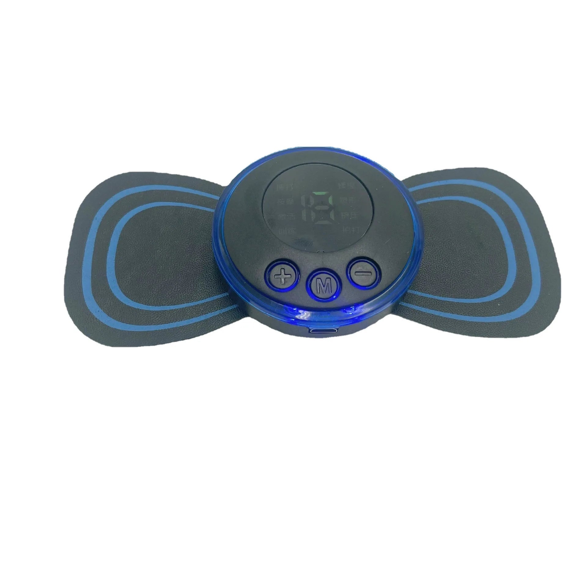 Spot cervical spine massage sticker mini cervical spine massager electronic pulse sticker shoulder and neck massager Qme