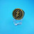 Lightning Metal Ring Cosplay Movie Superhero Adult Unisex Fashion Cool Popular Jewelry Halloween Finger Accessory Prop Qme Ring One Size