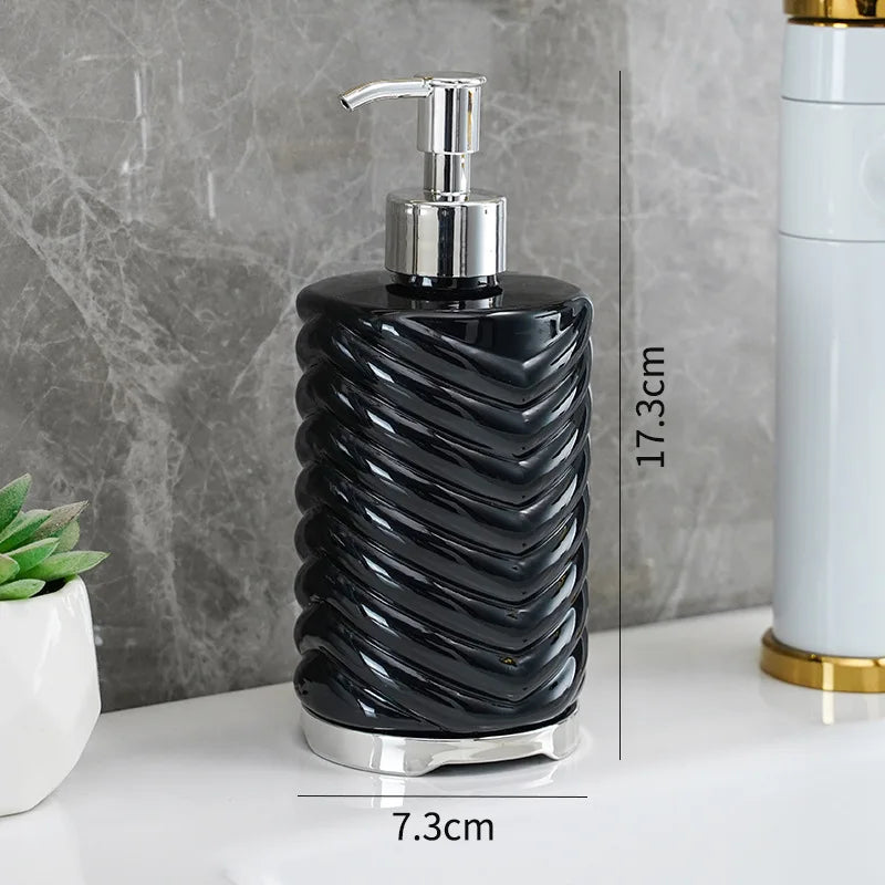2-Piece Press-type Travel Dispenser Bottle Foaming Bathroom Shampoo