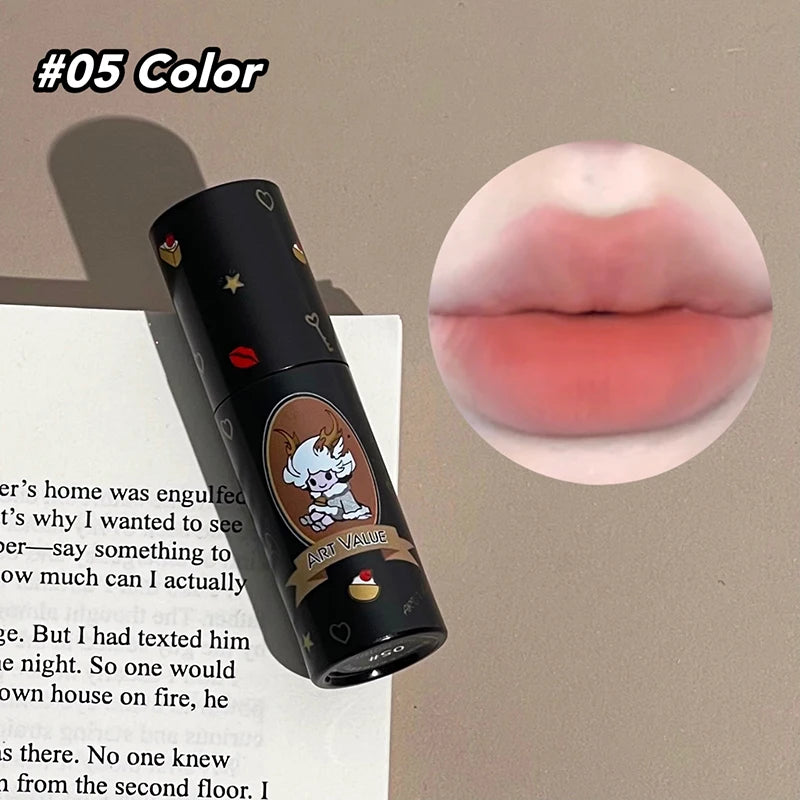 Matte Liquid Lipstick Waterproof Non Stick Cup Lipgloss Mud Sexy Red Lip Tint Glaze Lips Makeup For Women Lip Glaze Cosmetics Qme 05