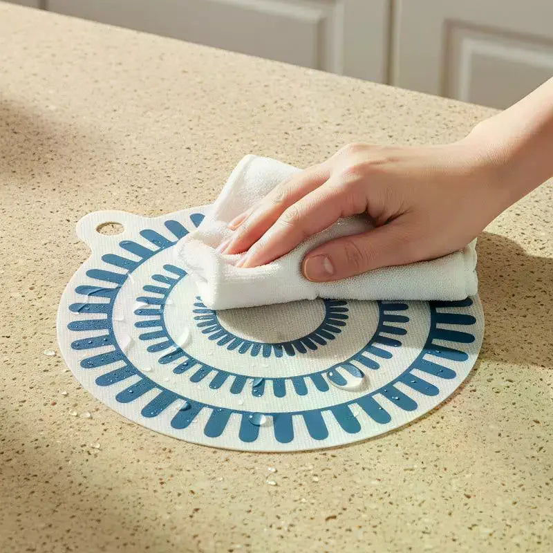 Induction Cooktop Mat Non-slip Silicone Scratch Protector Silicone Thermochromic Induction Cooktop Protective Cover Pot Mat Qme