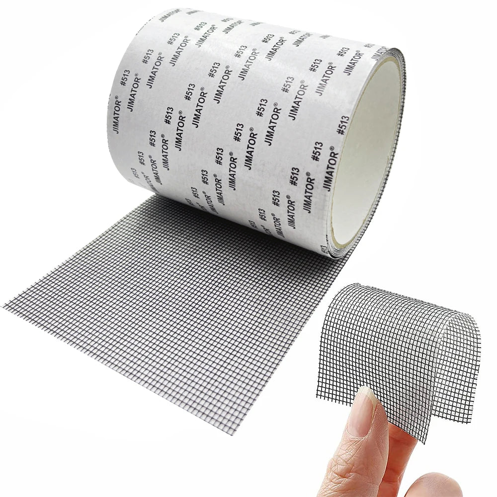 Window Mosquito Net Repair Tape Self-Adhesive Window Screen Repair Patch Strong Anti-Insect Fly Mesh Broken Holes Repair tape Qme