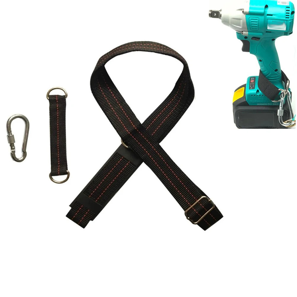 1Pc Cordless Drill Wrench Shoulder Strap Harness Tool For Screwdriver Hammer Lithium Ion Wrench Strap Power Tool Qme