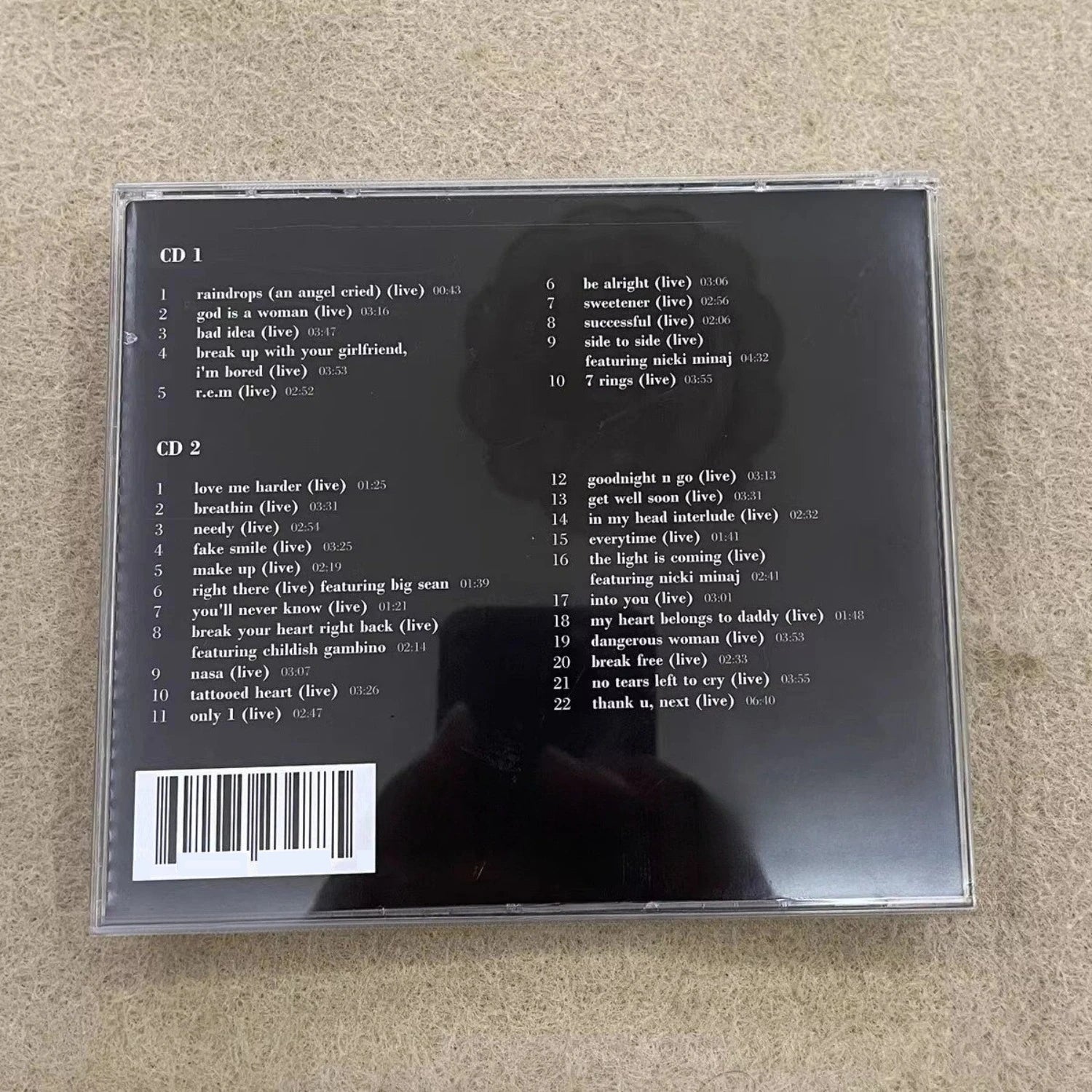Live Pop Music 2CD Set with Black & White Stage Photography Print, Features Live Vocals & Stage Energy for Live Music Collectors Qme