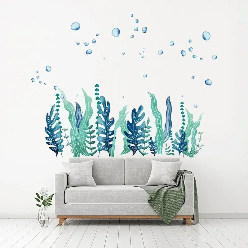 Seaweed Bubble Wall Stickers Creative Living Room Bedroom Children's Qme