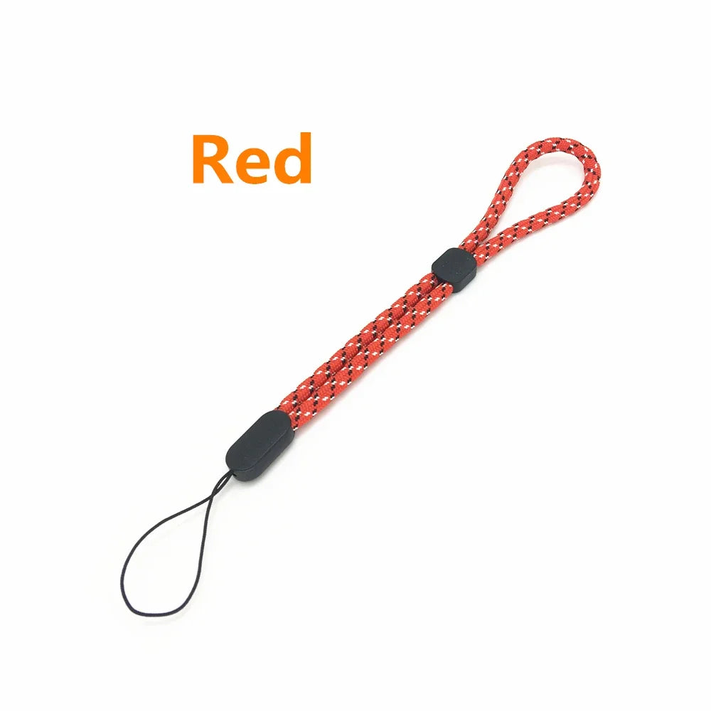 Nylon Hand Strap Adjustable Rope Wrist Wristband for Sony Canon Fujifilm Fuji Nikon Compact Camera Qme Red