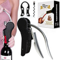 Zinc Alloy Goose Wine Opener Fast Cork Removal Tool Red Portable Easy Qme 1 set