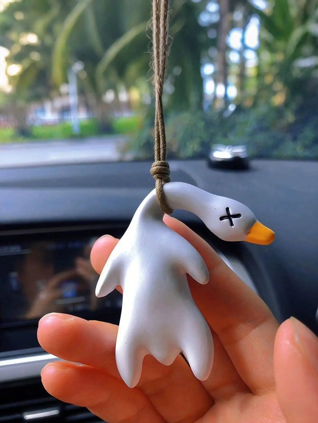 Interesting Changing Car Decor Roast Duck Pendant Changes Under Qme