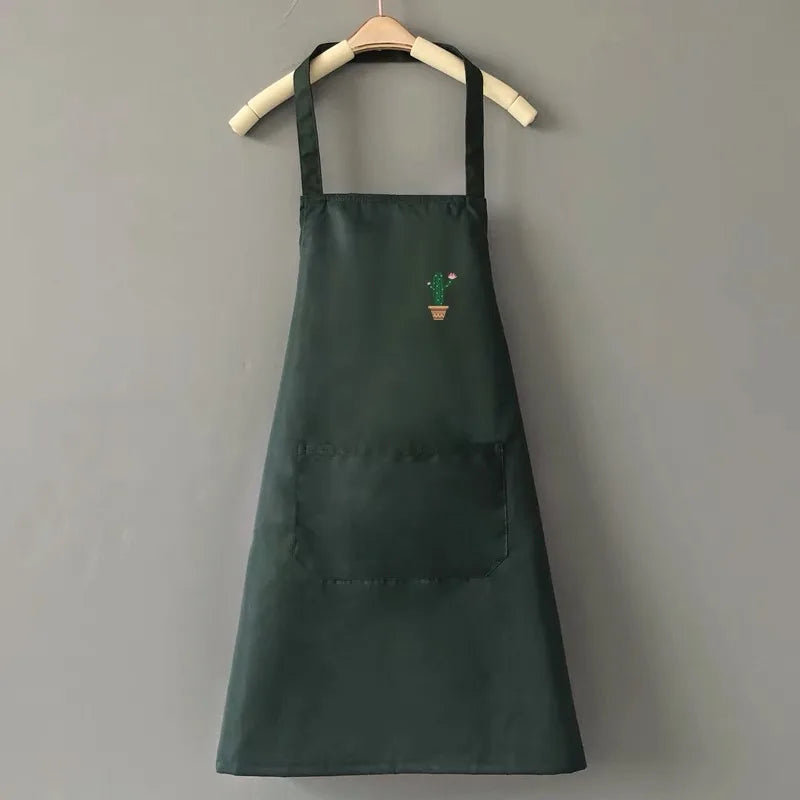 Handmade Quality Waterproof Tattoo Working Apron with Neck Straps Tools Pockets Body For Men And Women Qme green