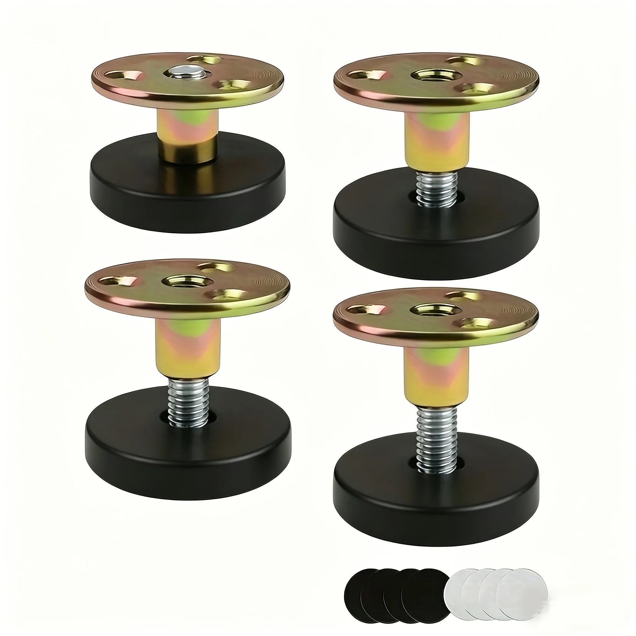 Adjustable Iron Bed Frame Anti-Shake Tool, 30-44mm, Wall Protection, Easy Install, Modern Design, 100kg Weight Capacity Qme