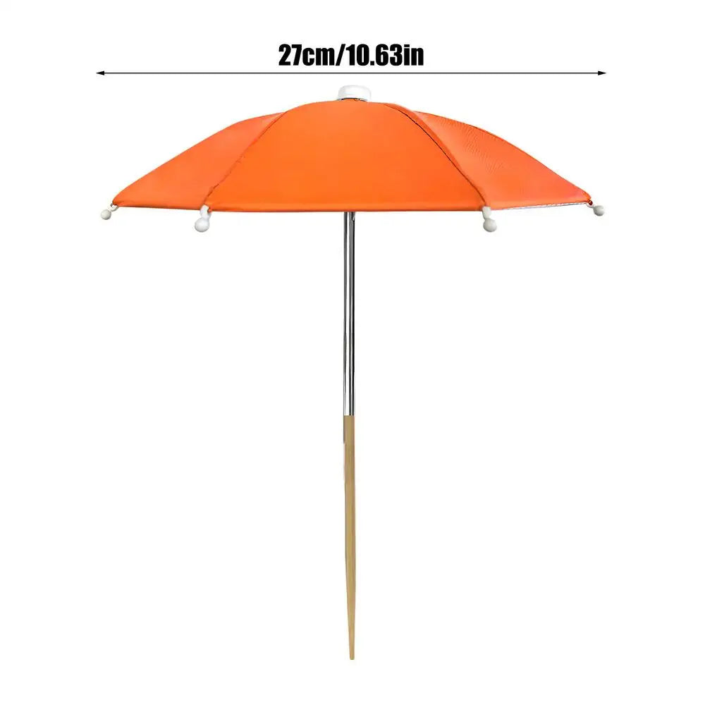 1pcs Plant Umbrella Portable Water Resistant Garden Umbrellas For Plants Flowers For Patio Balcony Courtyard Backyard Porch Roof Qme Orange