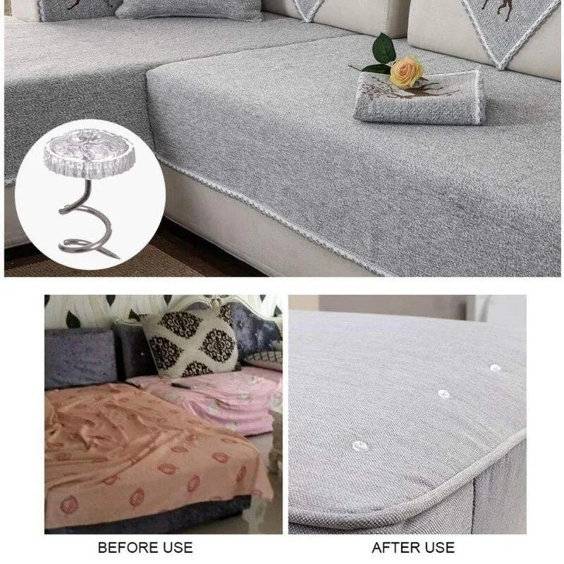 50PCS/Box Pins Sofa Rotates and Fixes Twisted Nails with Fixed Quilt Bed Sheets Anti-slip Buckle Qme