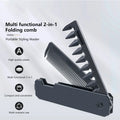 Multifuncional Pocket Folding Combs Plastic Wide Tooth Oil Head Comb Qme Default Title