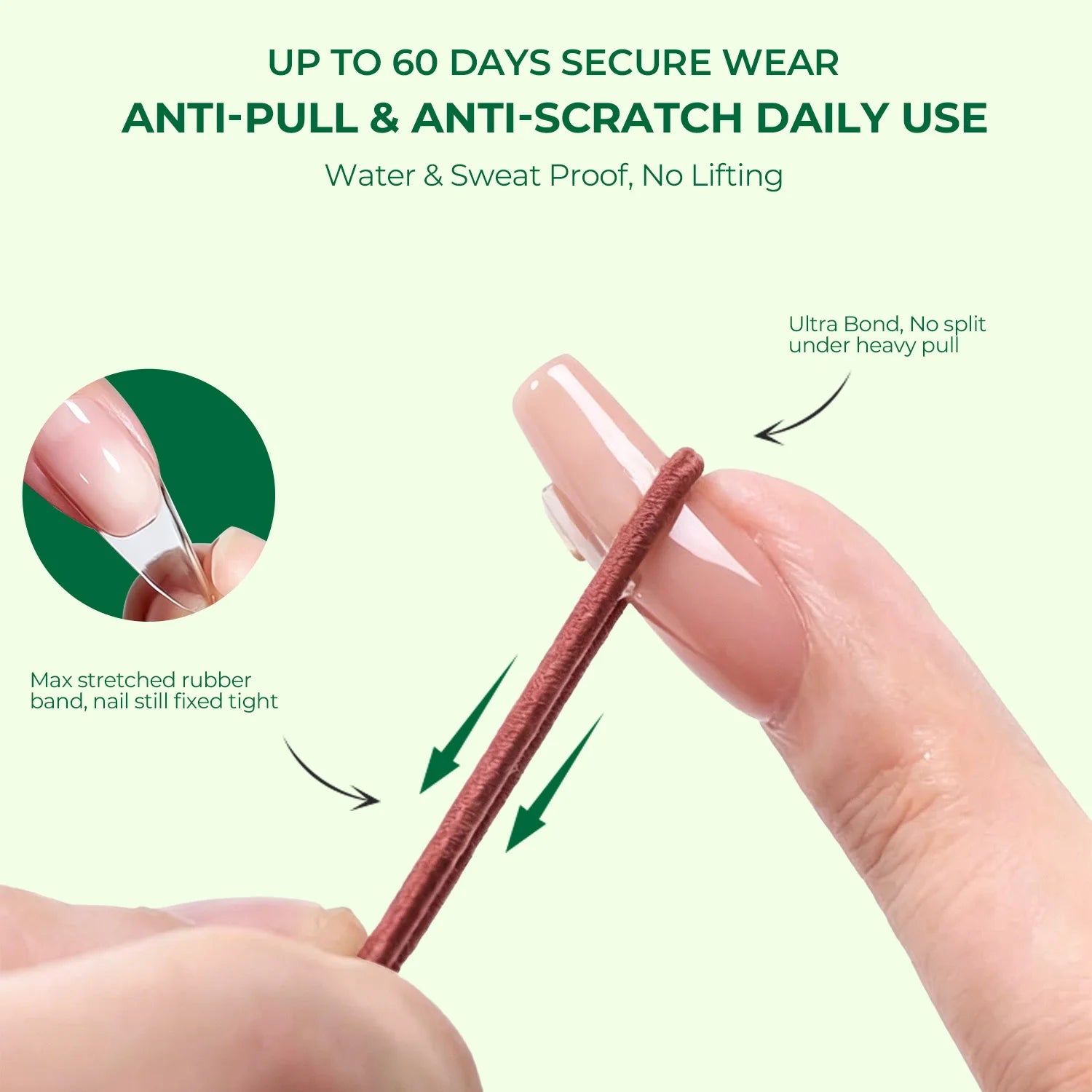 Nail Glue Gel Remover Strong Adhesive Press Nails Quick Dry Plant Qme