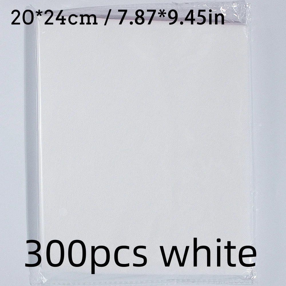 100pcs Nail Dust Collector Filter 20*24cm Nail Vacuum Clean Collector Filter Paper Dustproof Replace Nail Vacuum Filter Pad Qme 300pcs white