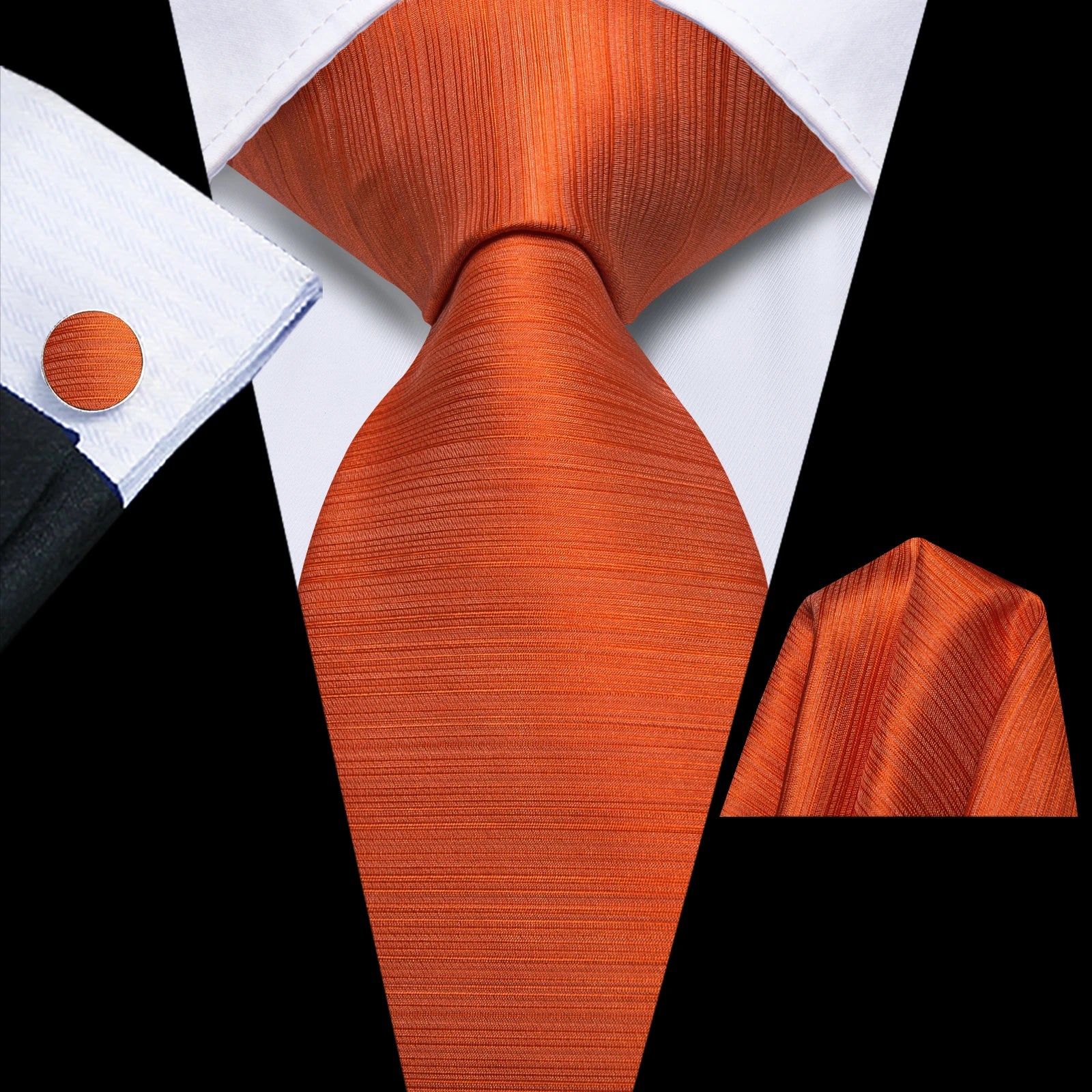 Mens Tie Necktie Plain Solid Purple Pink Orange Wedding Men Business Qme HT-N-0217