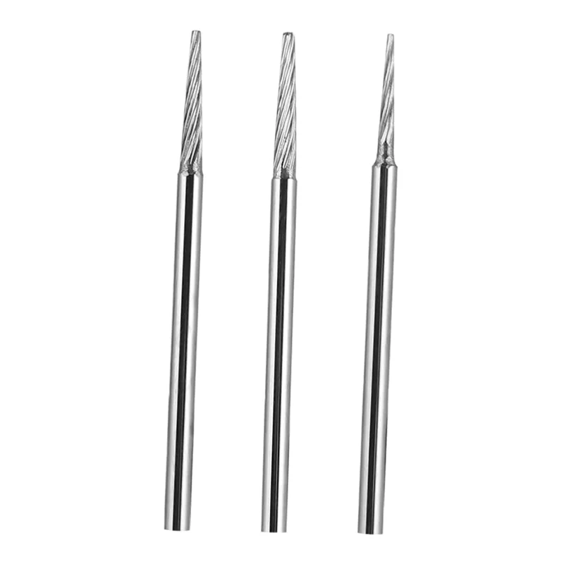 A02F-3-Piece Bead Polishing Drill Rod, Steel Construction With Cylindrical Grind And Fixed Needles Qme