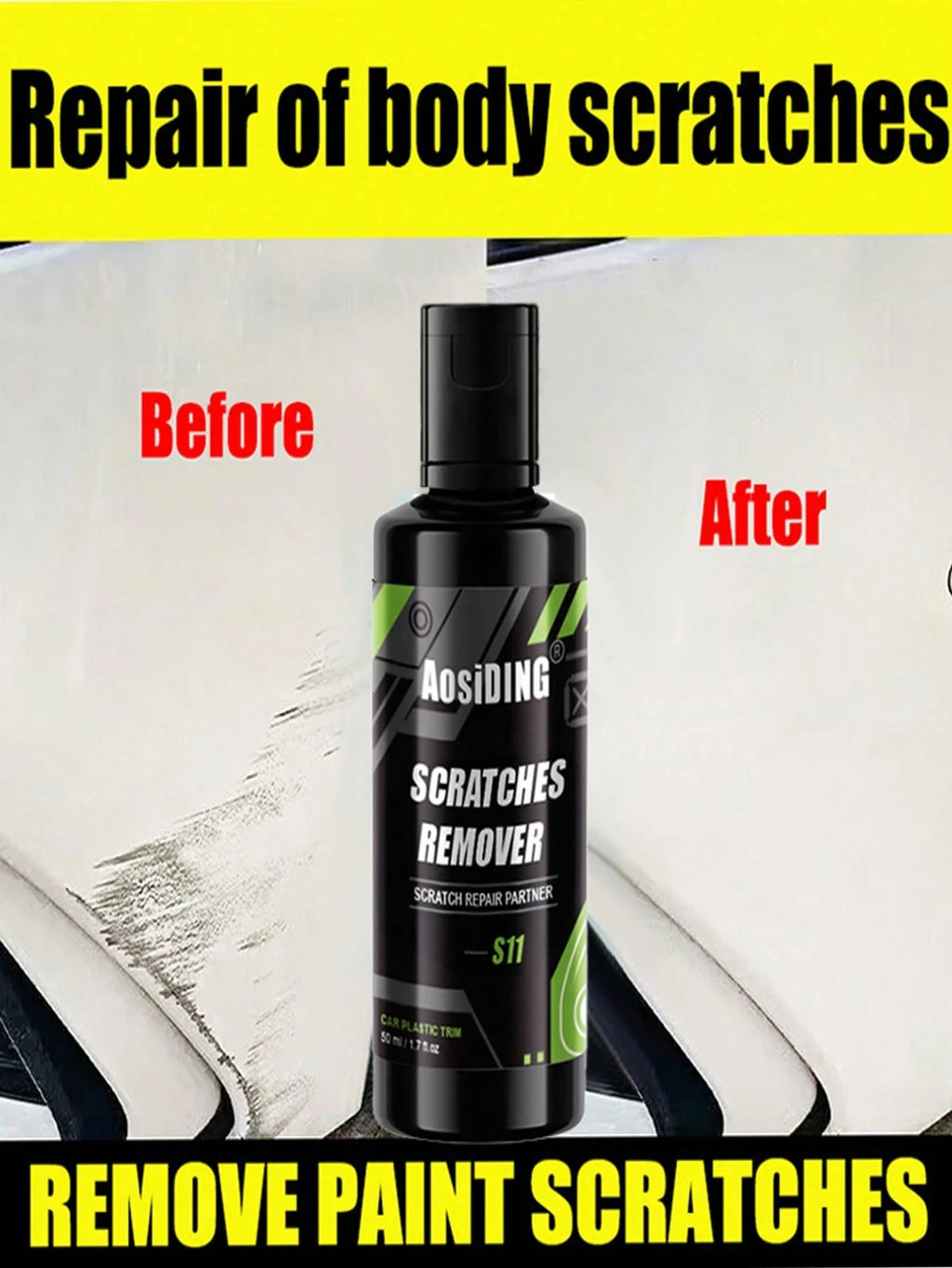 Car Paint Surface Care Scratch Repair Agent Polishing Decontamination Qme
