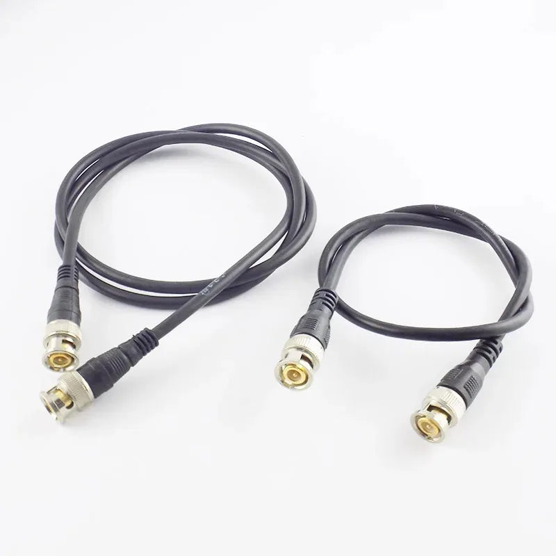 2PCS BNC Jumper Q9 Male to Male SDI Cable SYV-75-3-5 for Security Camera Video Signal Connection Qme