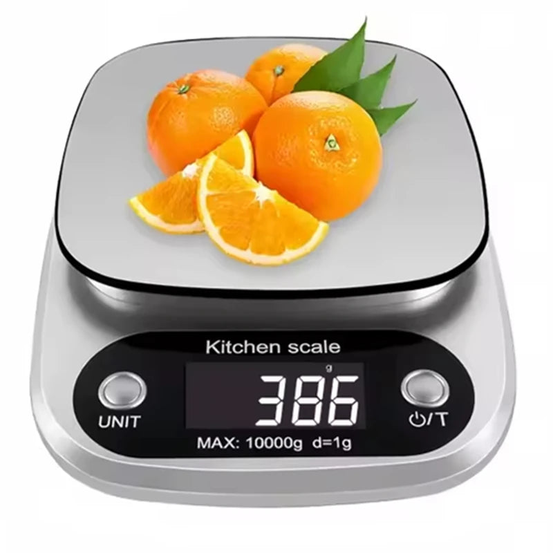 High Precision Kitchen Scale 10kg Electronic Jewelry Food Baking Scale Multifunction Measuring Tool Gram Scale Lcd Display Qme