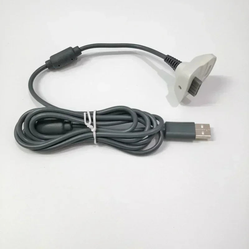 3 pcs Controller Gamepad Charging Wire Cable Cord Lead Charger 1.8m Cable for Xbox 360 Wireless Controller Gamepad Adapter Qme