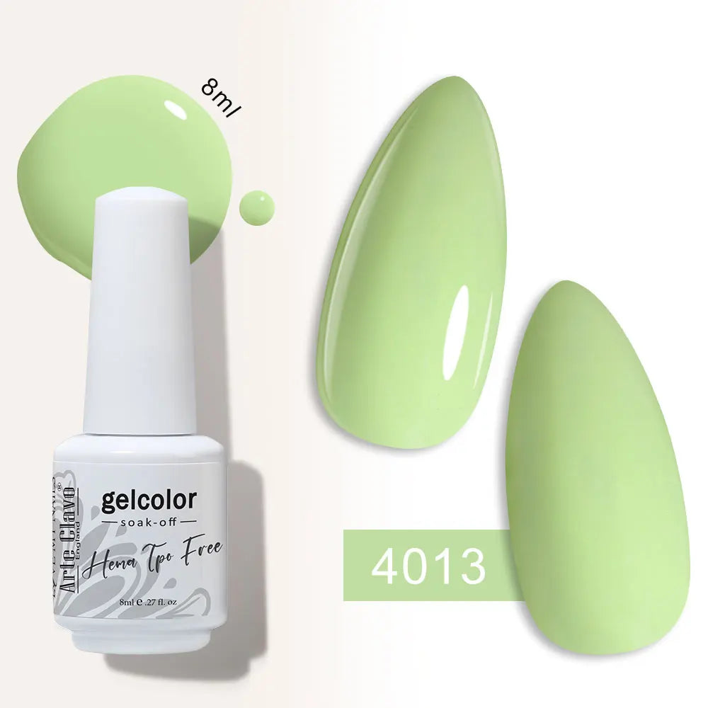 Arte Clavo Semi-permanent Gel Nail Varnish 180 Colors Semipermanent