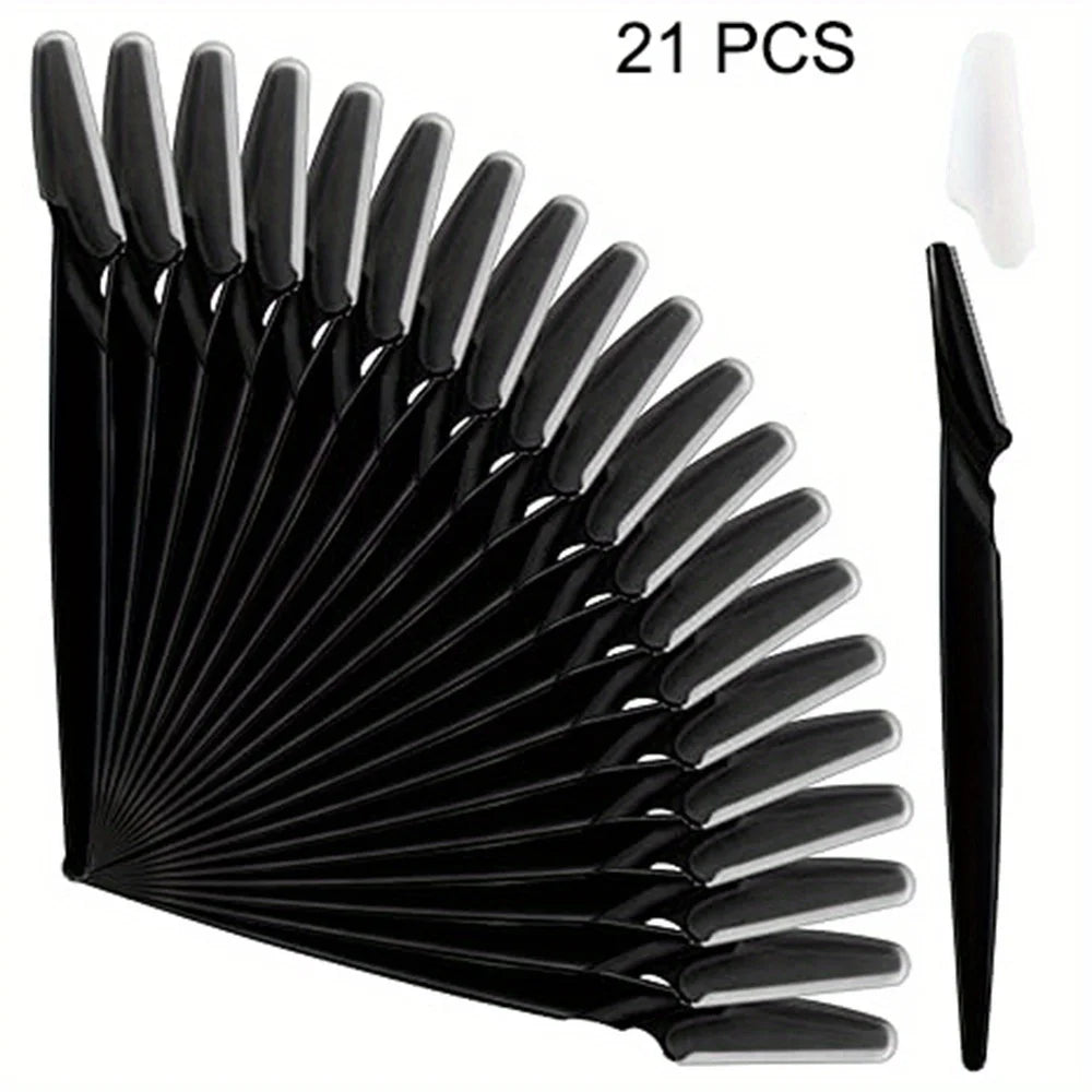 Eyebrow Razor Women Facial Hair Remover Dermaplaning Tool Precision Qme black