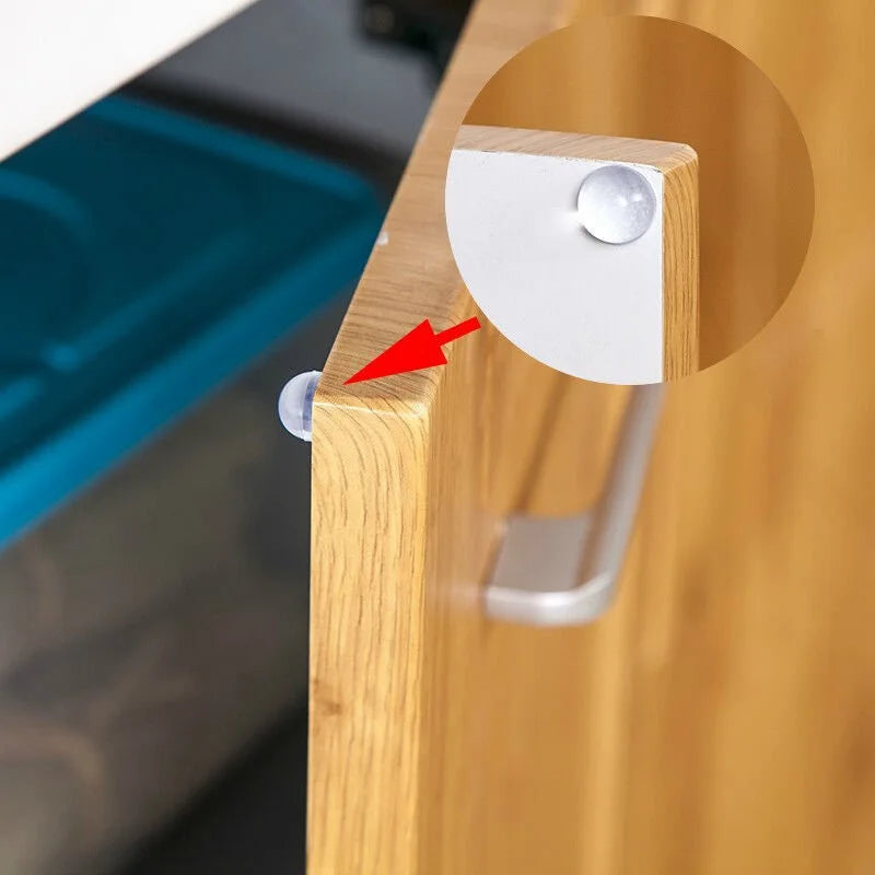 100pcs Clear Anti-collision Particle Effectively Prevent The Impact of The Cabinet Door To Make A Huge Sound, Qme