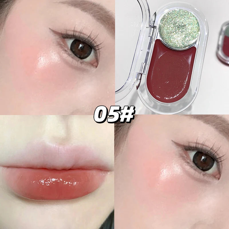 Gege Bear Two Highting Blush Cream Dual-use Brighten Lip Natural Qme GX1369-5