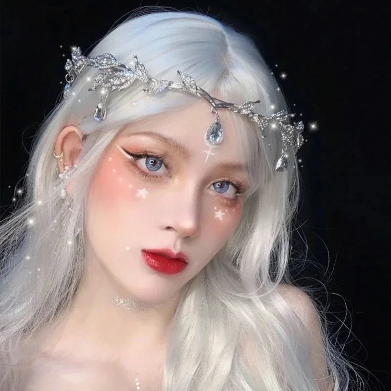 Creative Shape Fashion Gifts Elf Crown Eyebrows Heart-shaped Ethnic Qme
