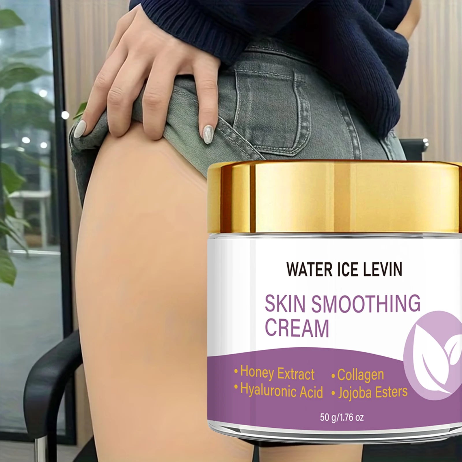 Jojoba Esters Skin Smoothing Cream, Hydrating Firming Daily Facial Moisturizer Cream Qme