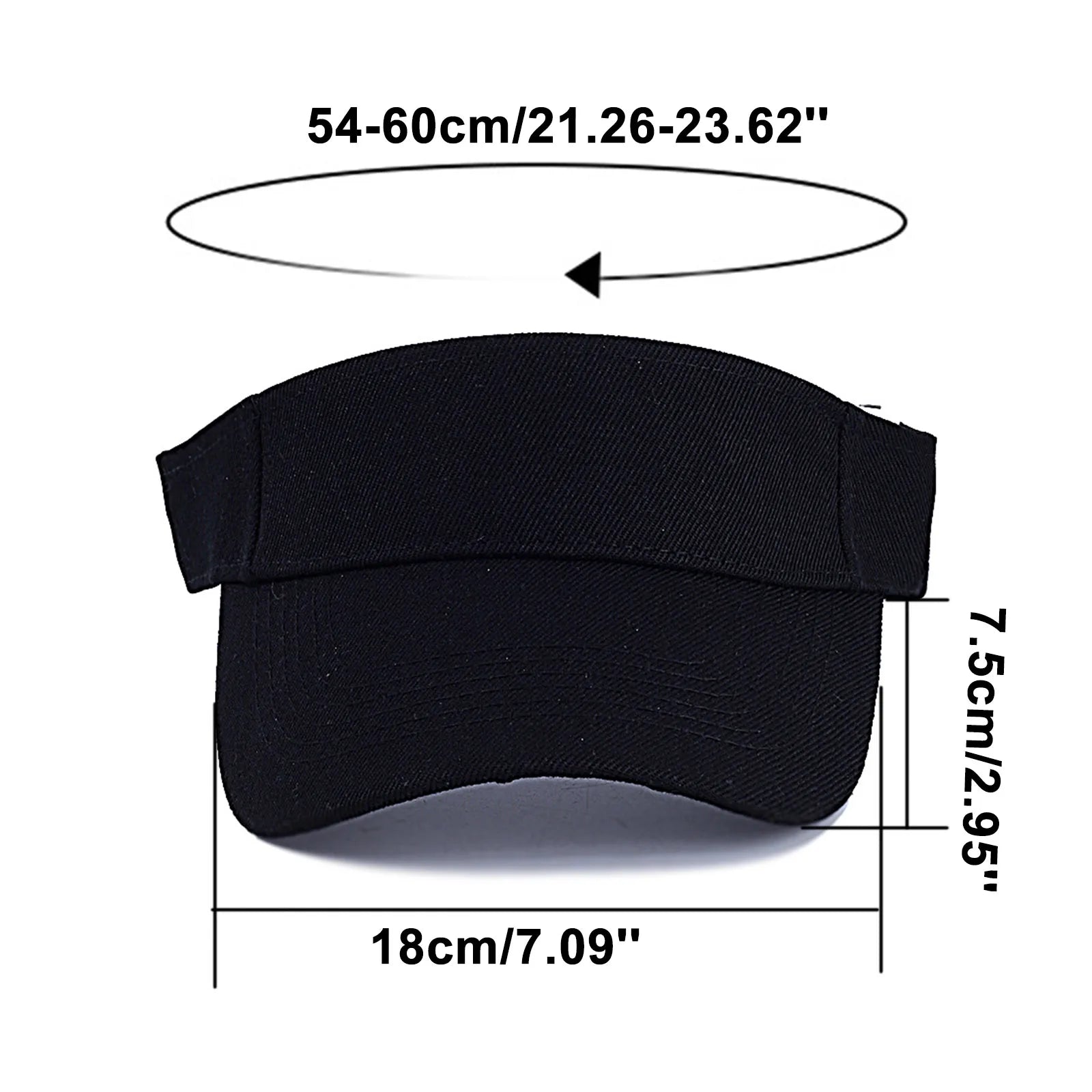 Men and Women Empty Top Sports Hat Running Hiking Sun Protection Cap Solid Color Fashion Casual Outdoor Hiking Sun Shaded Cap Qme