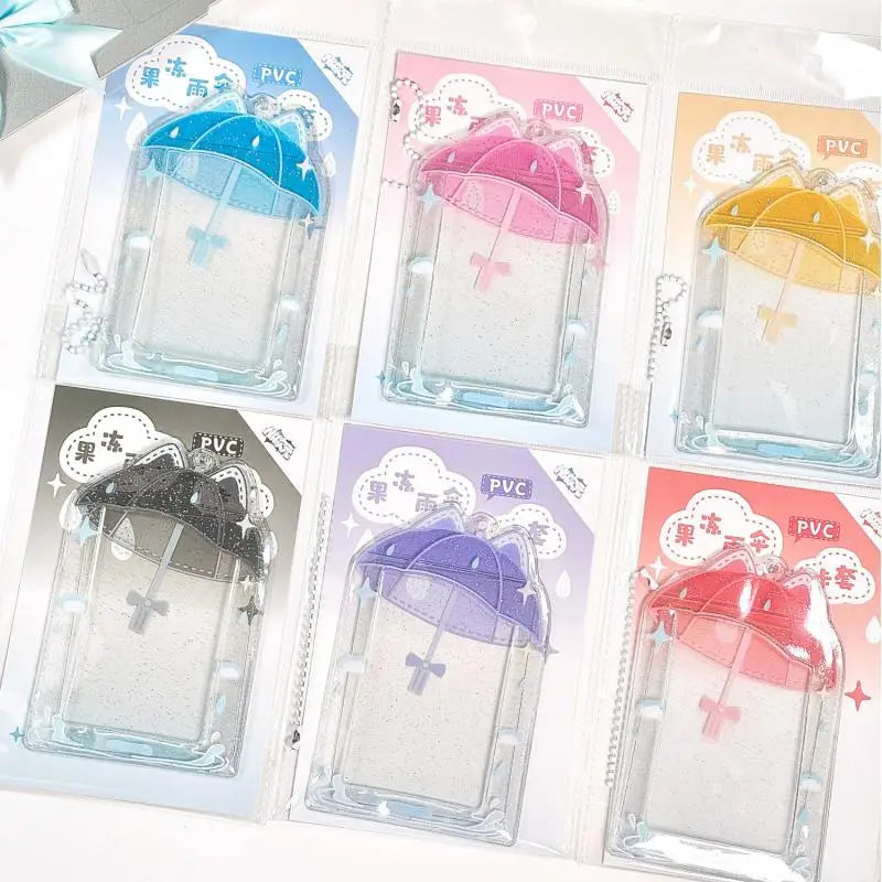 Korean Idols Photo Frame Umbrella Acrylic Photocard Holder Cute Sweet Qme
