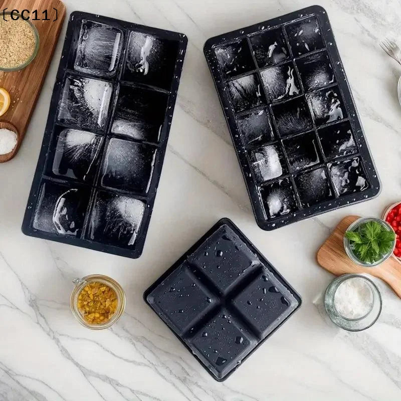 4 6 8Grids Silicone Molds Spherical Ice Reusable Cocktail Freezer DIY Qme