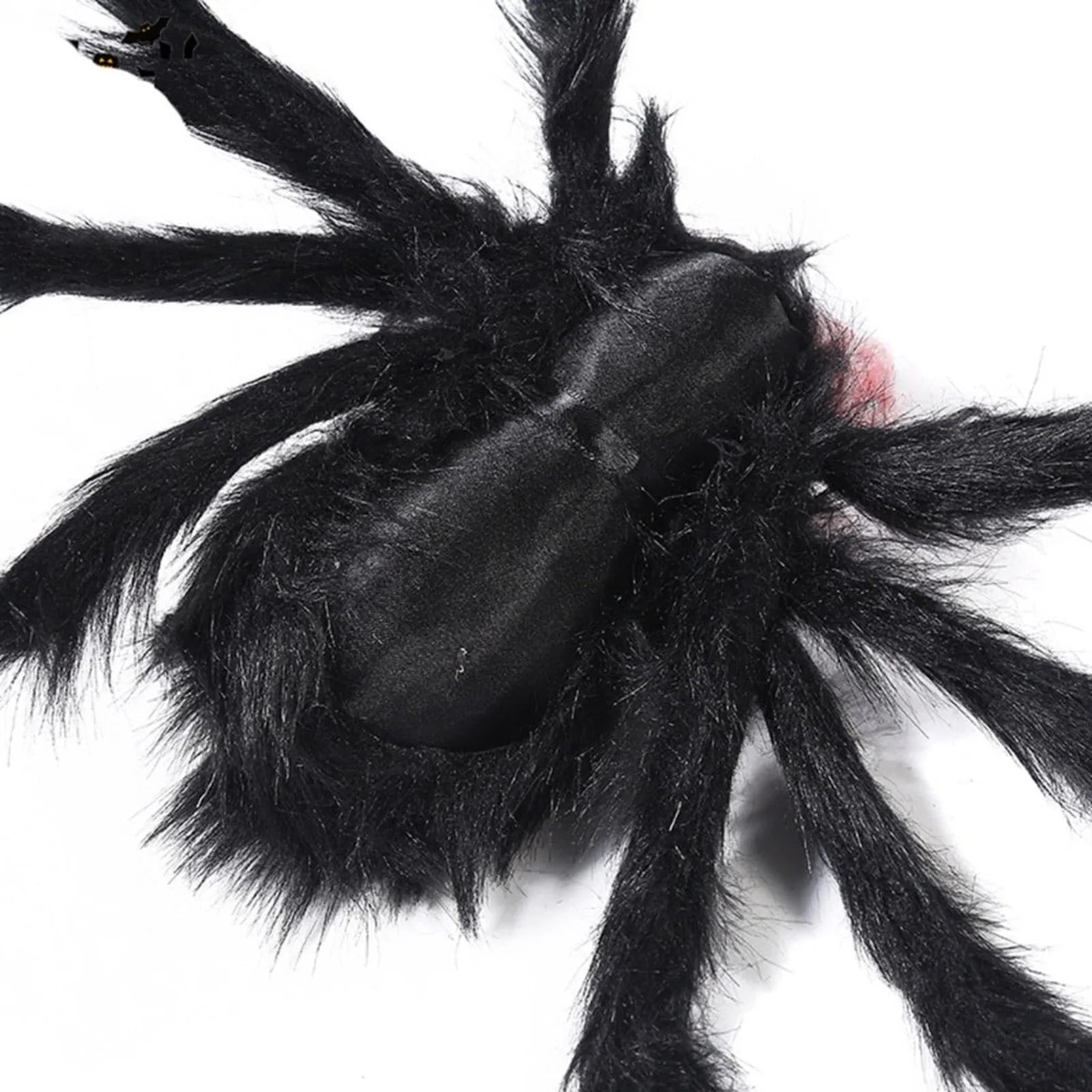 Realistic Skull Black Plush Spider Halloween Festival Horror Props Ceiling Party Haunted House Decorations Qme