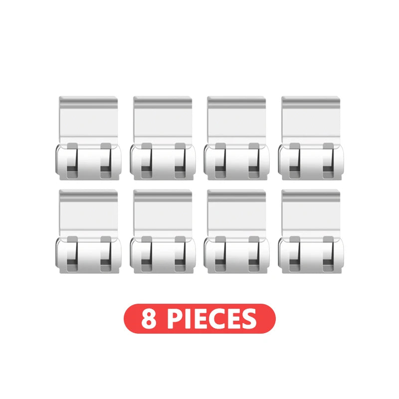 4 Invisible Leg Shortening Clip Non-slip Pants Edge Quick Fix Hem Qme 8PCS