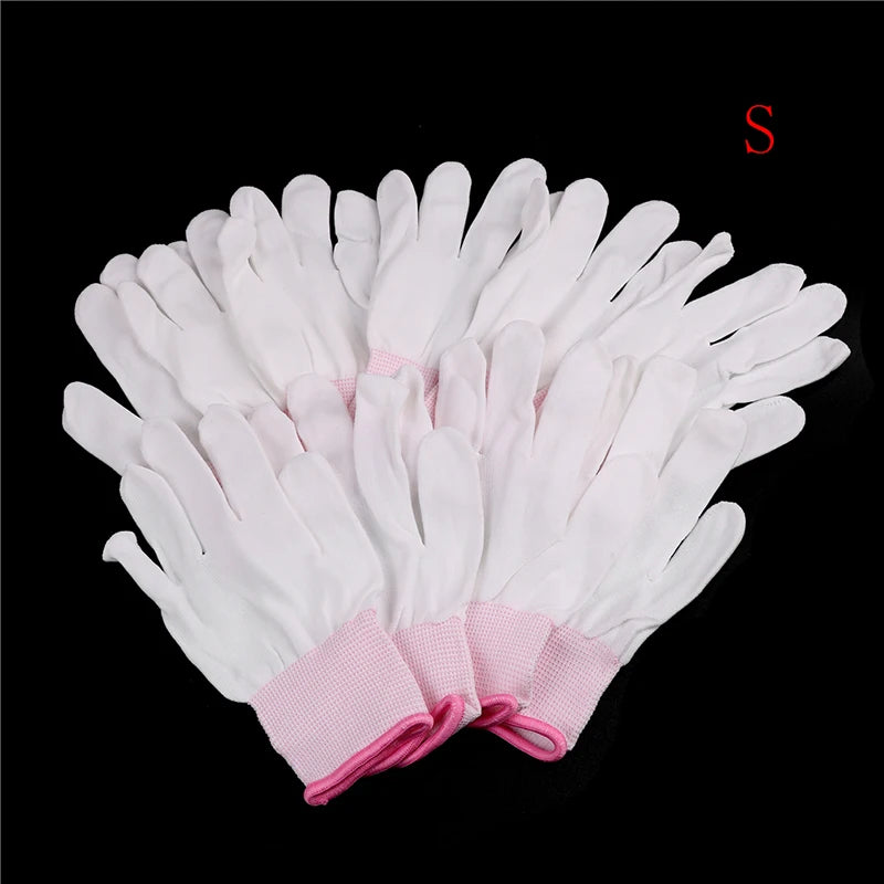 5Pair Pu Coated Palm Finger Antiskid Protectionantistatic Gloves Anti Qme S