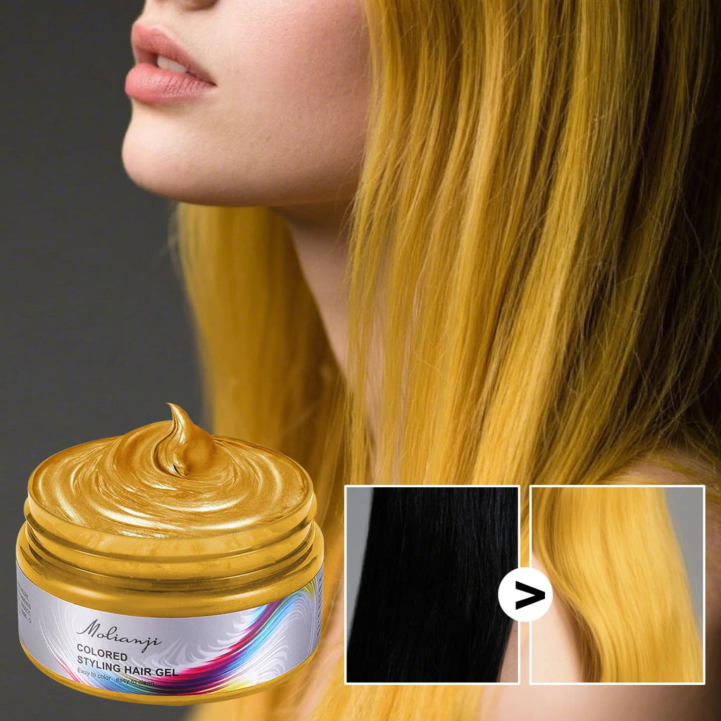 Disposable Hair Dye Easy Clean Instant Coloring Creating Colorful Qme