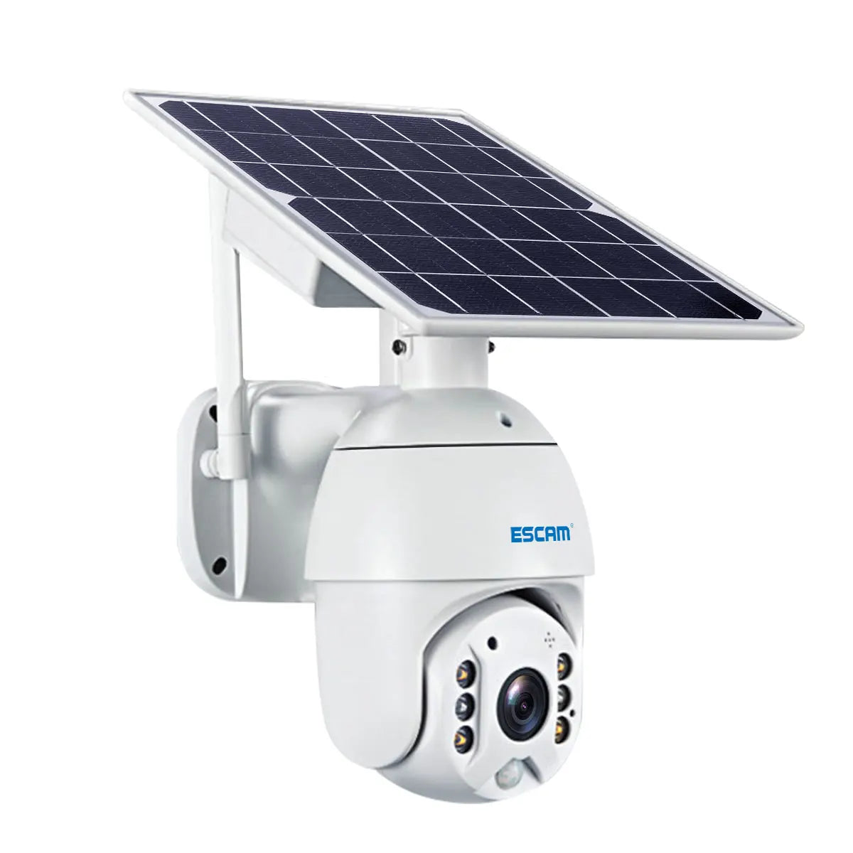 ESCAM QF280 1080p Wifi Version Shell Solar Security Camera Outdoor Surveillance Waterproof CCTV Camera Smart Home Two-way Voice Qme
