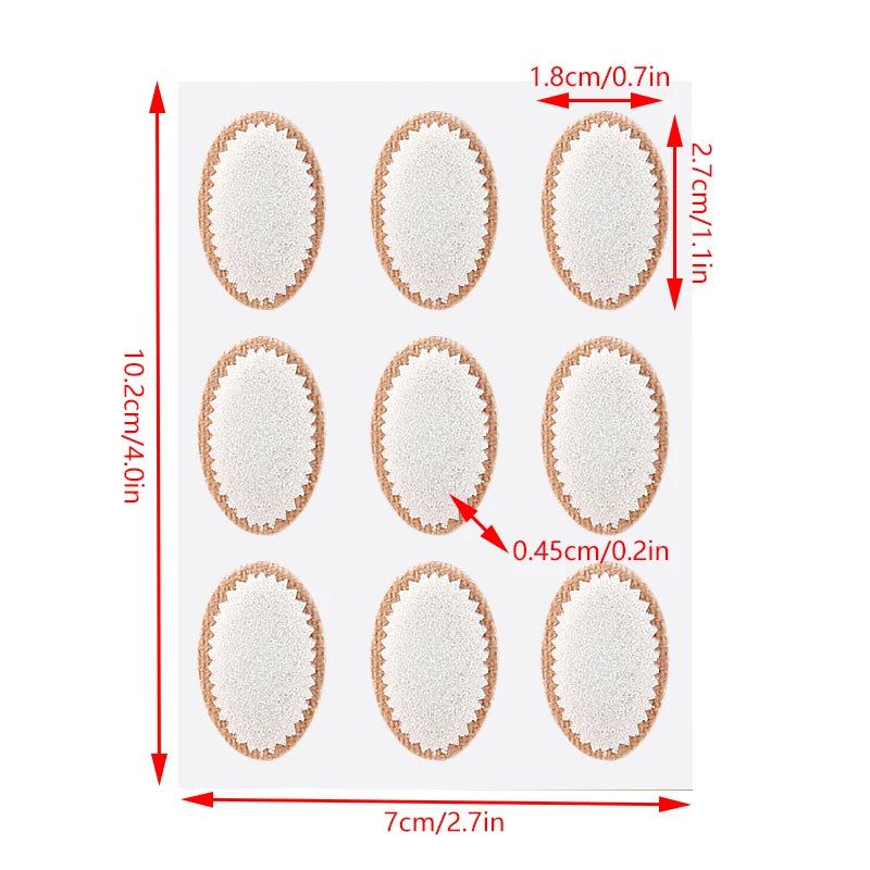 Oval Foam Chicken Eye Patch Foot Calluses Anti Abrasion Blister Qme