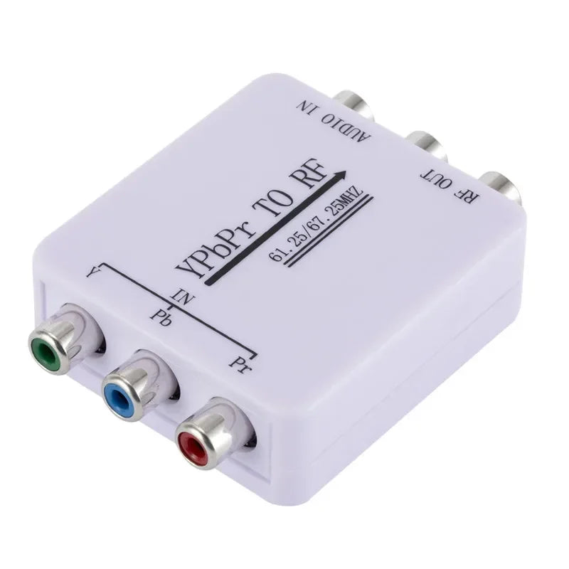 Audio converter Ypbpr Audio Signal To Rf Radio Frequency Single Wire Transmission Analog Tuner Receiving Decoding Audio Cable Qme