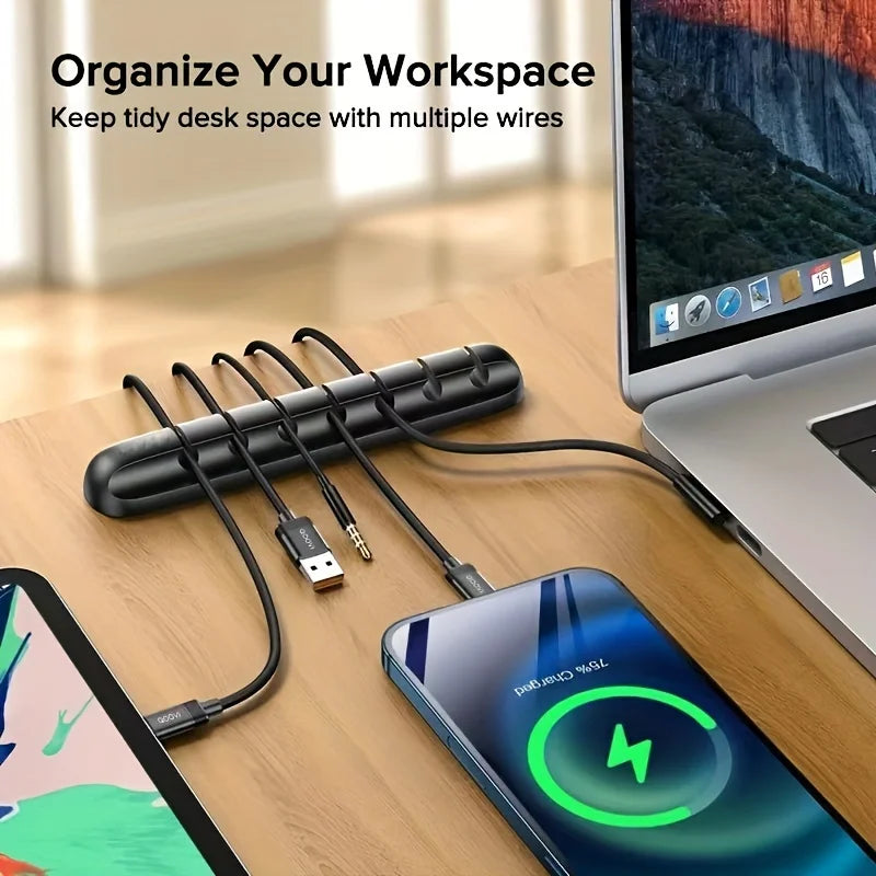 1 Multifunctional Desktop Tidy Cable Fixing Hub Living Tool Organizer Qme