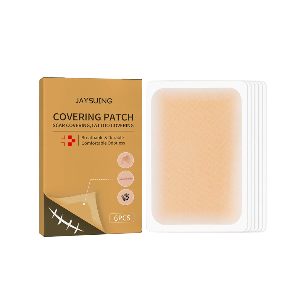 Invisible Concealer Patches Waterproof Full Cover Concealer Tattoo Scar Birthmark Natural Breathable Skin Flaw Hide Tapes 6PCS Qme 6pcs boxed