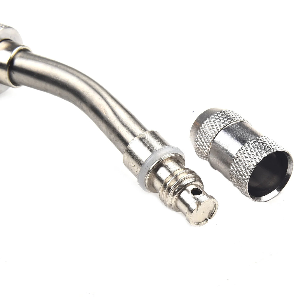 1 Set Sprayer Wand Replace 1/4 & 3/8 Brass Barb Sprayer Wand 2 Hose Clamp Replacement Spray Bar With Shut-off Valve Sprayer Tool Qme