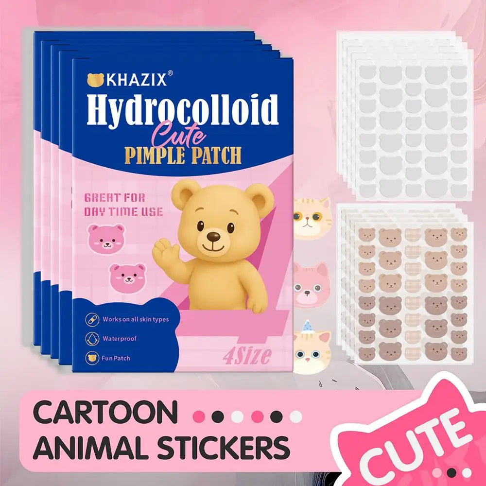 720 1020 Counts Bear Pimple Patches Cute Acne Hydrocolloid Waterproof Qme