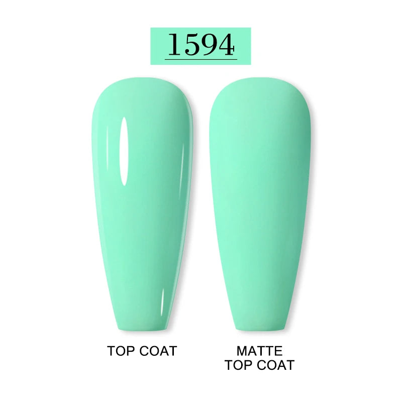 Arte Clavo Nail Art Designs Matte Coat Gel Polish Winter Pink Semi