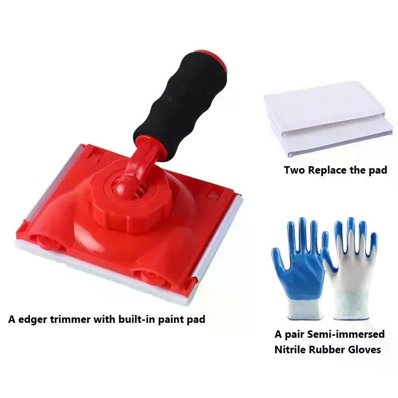 1 Set Edge Painting Tool Paint Edge Trimmer Replace Pads Corner Walls & Ceilings Pad Painter Paint Pad Applicator Qme