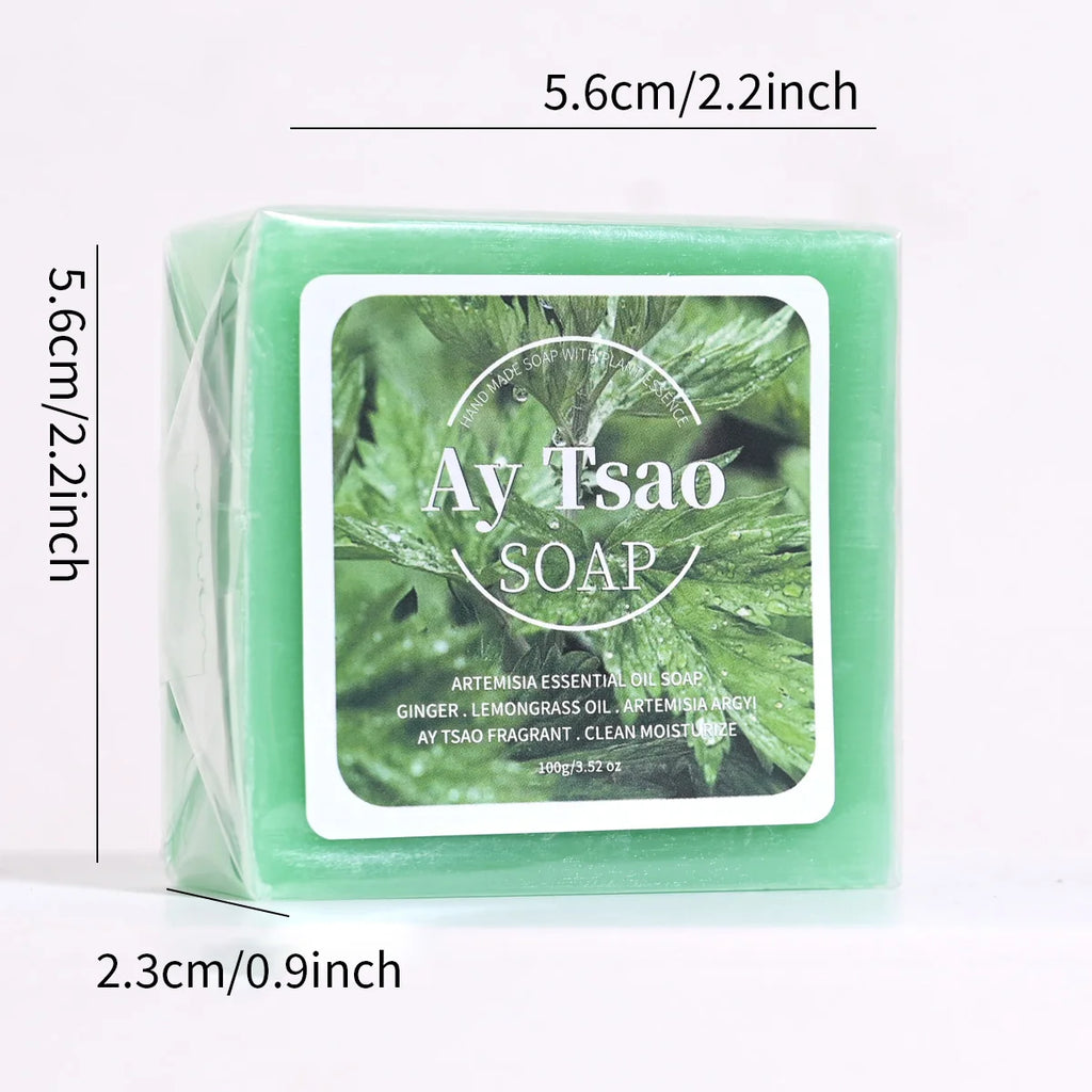 B+artemisia Plant Essential Oil Soap Containing Lemongrass Ginger Qme